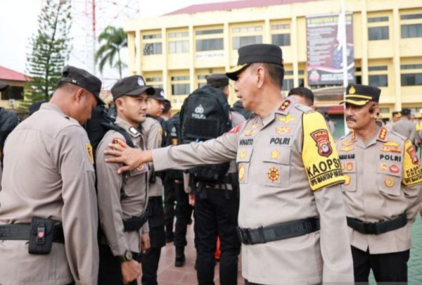 Lepas Pergeseran Personel, Kapolda Kalsel Tekankan Kesiagaan di TPS