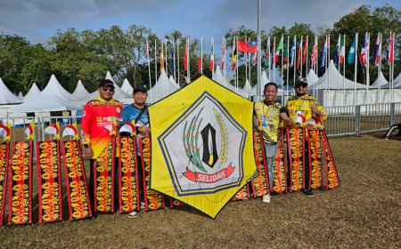 Pelayang Batola Ikuti Festival Layang-layang Dunia di Malaysia