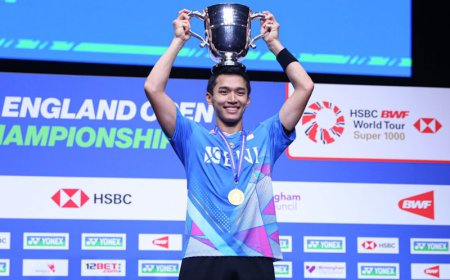 Indonesia Raih Dua Gelar di All England 2024, Jonatan Christie Cetak Rekor