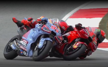 Martin Juarai MotoGP Portugal 2024, Bagnaia dan Marquez Tabrakan