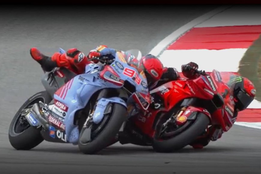 Martin Juarai MotoGP Portugal 2024, Bagnaia dan Marquez Tabrakan