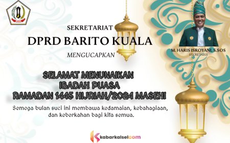 Sekretariat DPRD Batola Mengucapkan Selamat Berpuasa