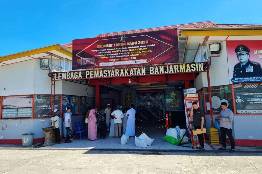 Berkah Idulfitri 1445 Hijriah, 24 Narapidana di Kalsel Hirup Udara Bebas