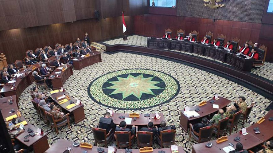 Mahkamah Konstitusi Tolak Seluruh PHPU Pilpres 2024