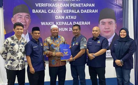 Mantap Maju di Pilkada Batola 2024, Bahrul Ilmi Mendaftar ke Tiga Partai