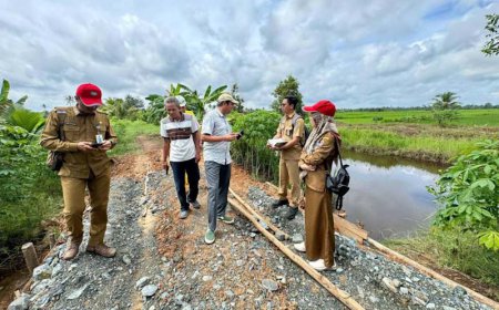 Bangun Jaringan Distribusi Utama Air di Batola, PUPR Kalsel Mulai Tinjau Lapangan