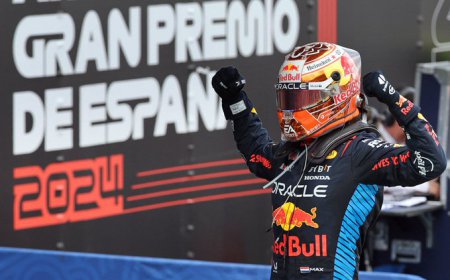 Verstappen Menang Lagi, Wilhelmus Berkumandang di GP F1 Spanyol