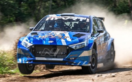 Rihan Variza Kembali Naik Podium di Putaran Ketiga Kejurnas Sprint Rally 2024