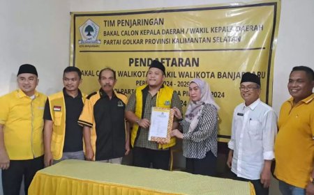 Wow! Lisa Halaby Kantongi Rekomendasi Partai Golkar di Pilkada Banjarbaru 2024