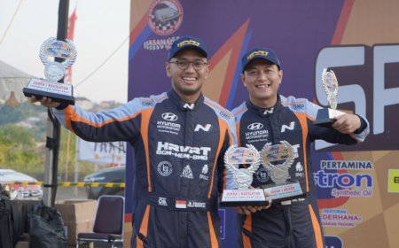 Rihan Variza Sapu Bersih di Kejurnas Sprint Rally 2024 Putaran Keempat