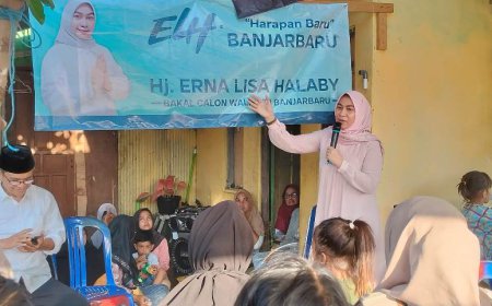 Sambangi Loktabat Selatan, Lisa Halaby Terima Aduan Masyarakat
