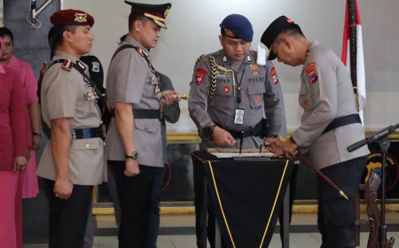 Sertijab Kapolres Batola dan Tabalong, Kapolda Kalsel Langsung Beri Tugas Khusus