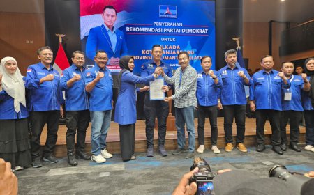 Partai Demokrat Resmi Usung Lisa Halaby-Wartono di Pilkada Banjarbaru 2024