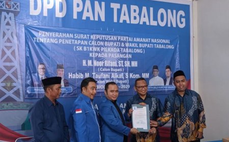 PAN Tambah Kekuatan Rifani-Habib Taufani di Pilkada Tabalong 2024