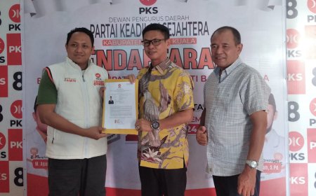 Serius Galang Koalisi, Rahmadian Noor Mendaftar ke PKS Batola