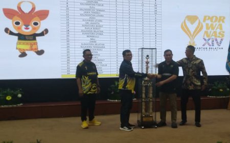 Kalsel Cetak Sejarah, Sukses Juara Umum Porwanas XIV