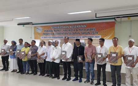 Tiga Pasangan Bakal Calon di Pilkada Batola Sudah Periksa Kesehatan, Langsung Fokus Konsolidasi