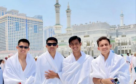 Sebelum Melawan Arab Saudi, 14 pemain Timnas Indonesia Melakukan Umrah