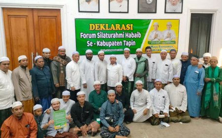 Forum Silaturahmi Habaib Tapin Deklarasi Dukung Yamani-Juanda di Pilkada 2024