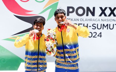 Loncat Indah Raih Perak, Kalsel Tertahan di Peringkat 13 Klasemen Medali PON 2024