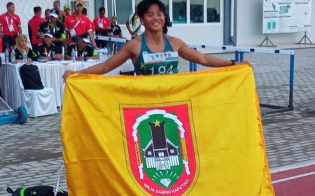 Dina Aulia Raih Emas Kedua di PON 2024, Kalsel Tertahan di Peringkat 14