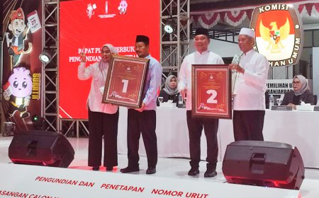 Dapat Nomor Urut 1, Lisa-Wartono Kian Semangat Membangun Banjarbaru