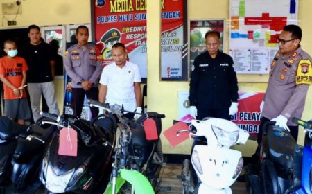 Sepandai-pandainya Kabur, Spesialis Curanmor Dibekuk Polres HST
