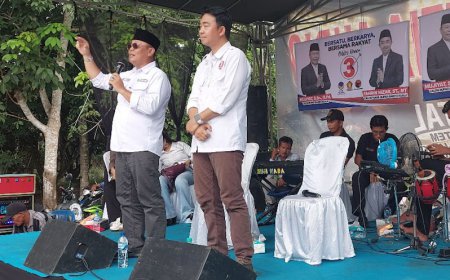 Wujud Terima Kasih, Mujiyat-Fahrin Disambut Hangat Warga Wanaraya