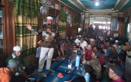 Kampanye di Tabunganen, Bahrul Merasa Balik ke Kampung Halaman
