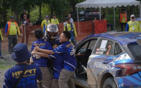 Sapu Bersih Semua Seri, Rihan Variza Sandang Juara Nasional Rally 2024