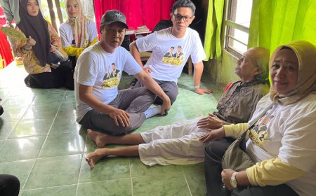 Sambil Jalan Kaki, Rahmadian Noor-Sumarji Blusukan di Keruing Alalak