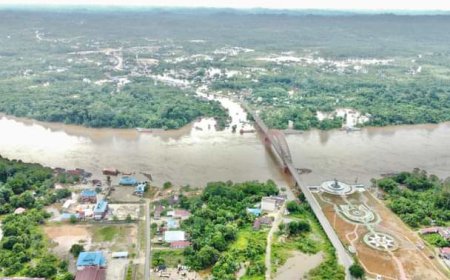 Banjir Murung Raya Meluas, Transportasi Darat di Puruk Cahu Lumpuh