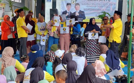 Antusias Sambut Rahmadian Noor-Sumarji, Warga Mandastana Titip Jalan Usaha Tani