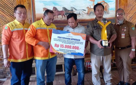 Pacu Semangat Proklim, PT BRE Apresiasi 11 Desa Binaan di Tapin