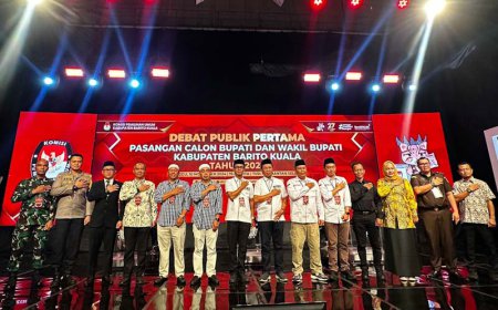 Usai Debat Pertama Pilkada Batola 2024, Simak Komentar Para Pasangan Calon