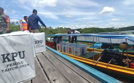 Sebagian Diantar Pakai Kelotok, Logistik Pilkada 2024 di Batola Mulai Didistribusikan