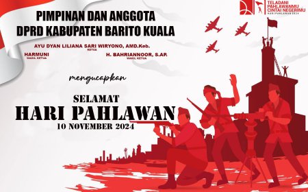 DPRD Batola Mengucapkan Selamat Hari Pahlawan