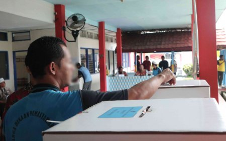 Muhidin-Hasnuryadi Raih Suara Terbanyak di TPS Khusus Rutan Marabahan