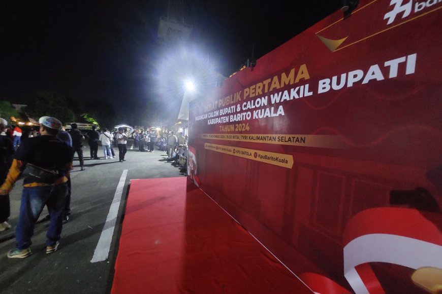 Catat! Berikut Link Live Streaming Debat Pertama Calon Bupati-Wakil Bupati Batola 2024