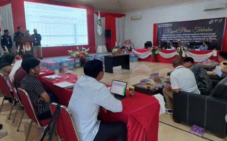 Rekapitulasi Suara Pilkada Batola 2024, Bahrul-Herman Sah Teratas