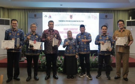 Momen Hari Habitat, Pemprov Kalsel Beri Penghargaan 5 Kabupaten/Kota