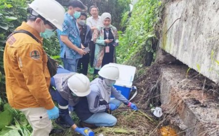 Polda Kalsel Turun Tangan Periksa Limbah Cair Duta Mall Banjarmasin