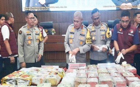 Polda Kalsel Ungkap 5.780 Kasus Kejahatan Selama 2024, Tindak Pidana Narkoba Meningkat