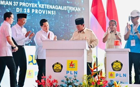 Termasuk di Kalsel, Presiden Meresmikan Puluhan Proyek Kelistrikan Siap Operasi