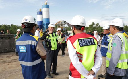 Pembangunan Jembatan Pulau Laut Kotabaru Diklaim Tak Terkendala Efesiensi Anggaran