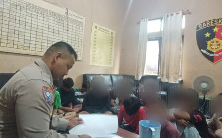 Tawuran Jelang Sahur, Puluhan Remaja Diamankan Polsek Alalak Batola