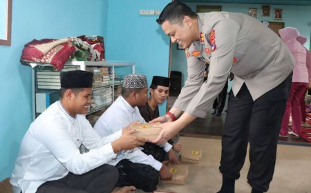 Berbagi di Bulan Suci Ramadan 1446 Hijriah, Polres Batola Juga Sasar Panti Asuhan