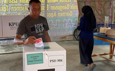 Penghitungan Jaga Suara Konfirmasi Kemenangan Lisa-Wartono di PSU Banjarbaru