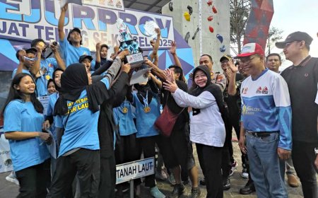 Raih Total 16 Medali, Tanah Laut Dominasi Kejurprov Panjat Tebing Kalsel