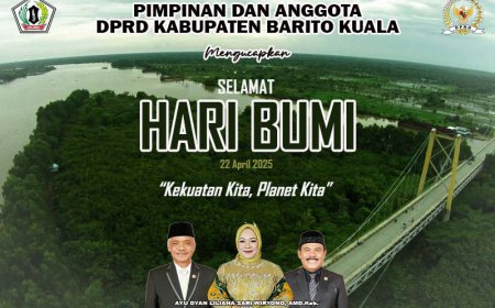 DPRD Batola Mengucapkan Selamat Hari Bumi 2025
